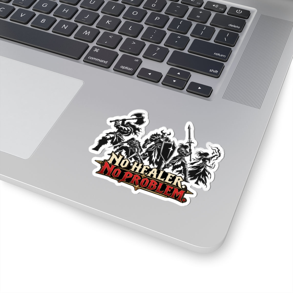 No Healer, No Problem — RPG Party Sticker