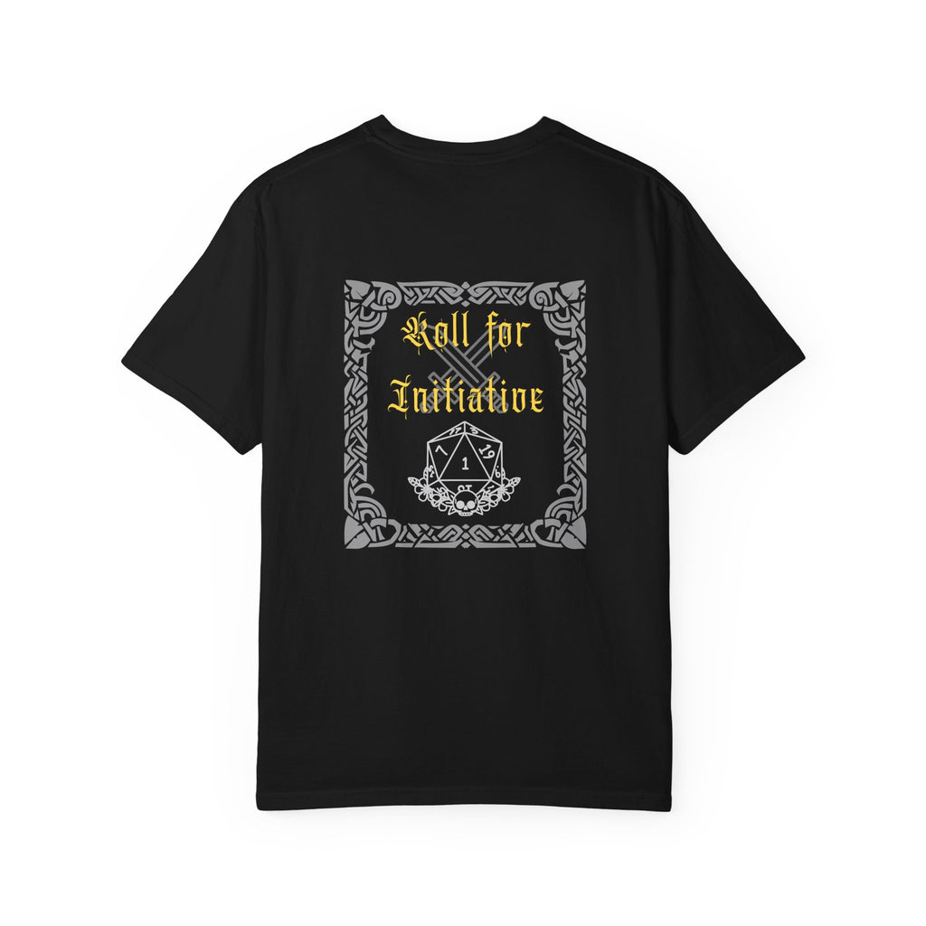 Roll for Initiative T-Shirt — D20 Dungeons & Dragons Gamer Tee
