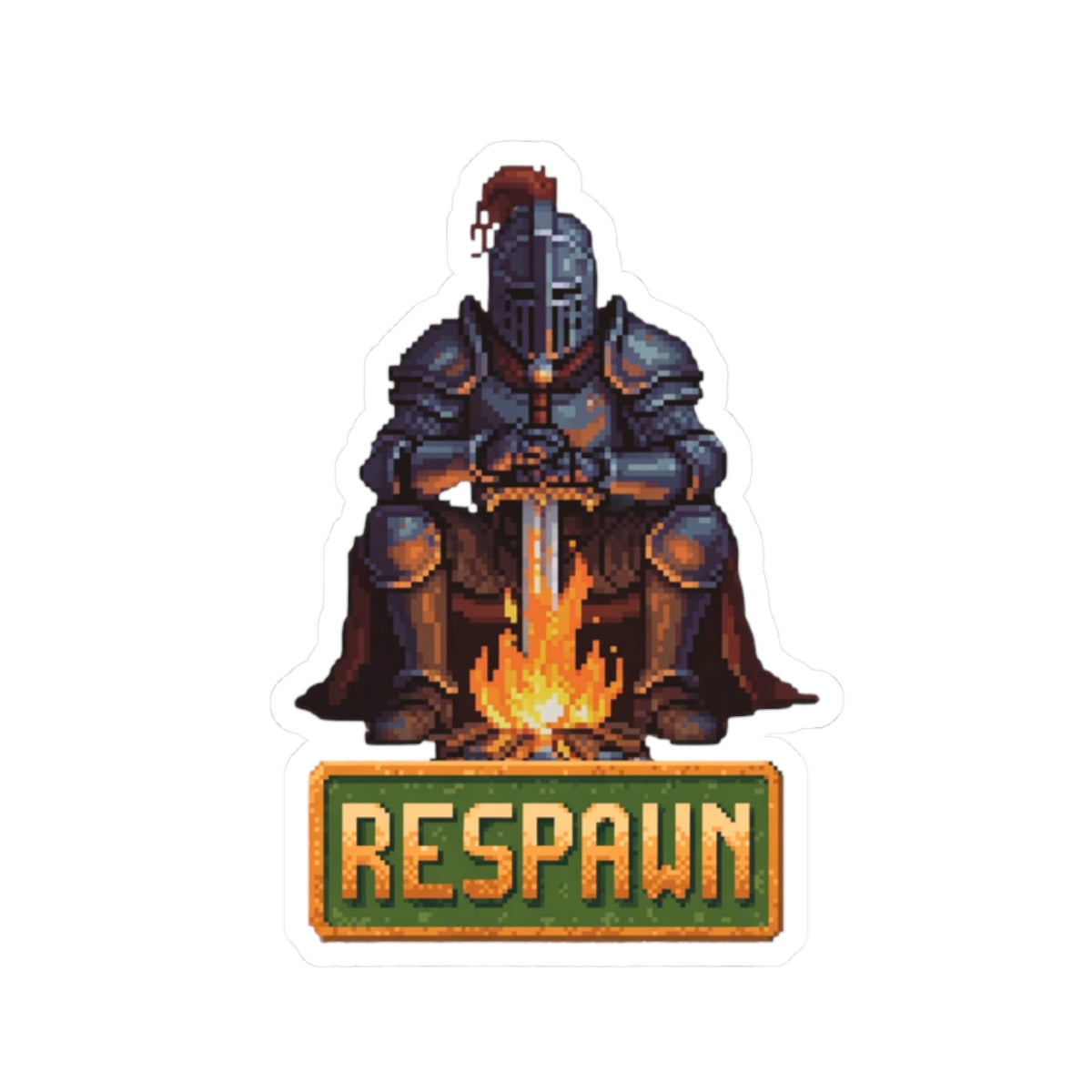 Respawn Knight Sticker