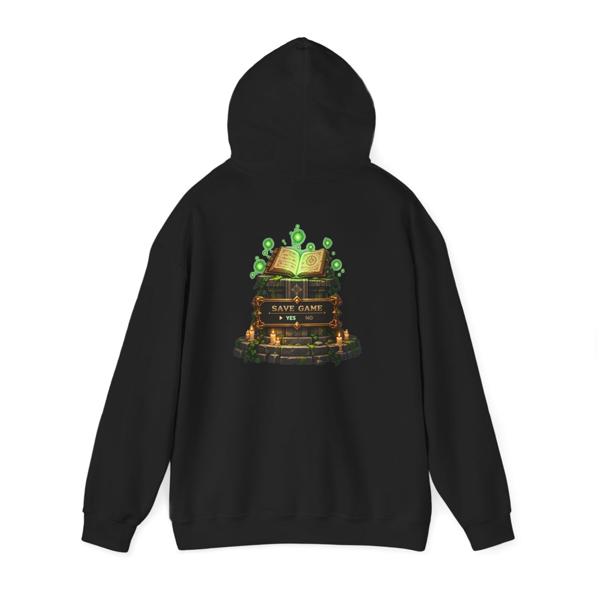 Gaming Hoodie — 'Save Game' Retro RPG Console Hoodie