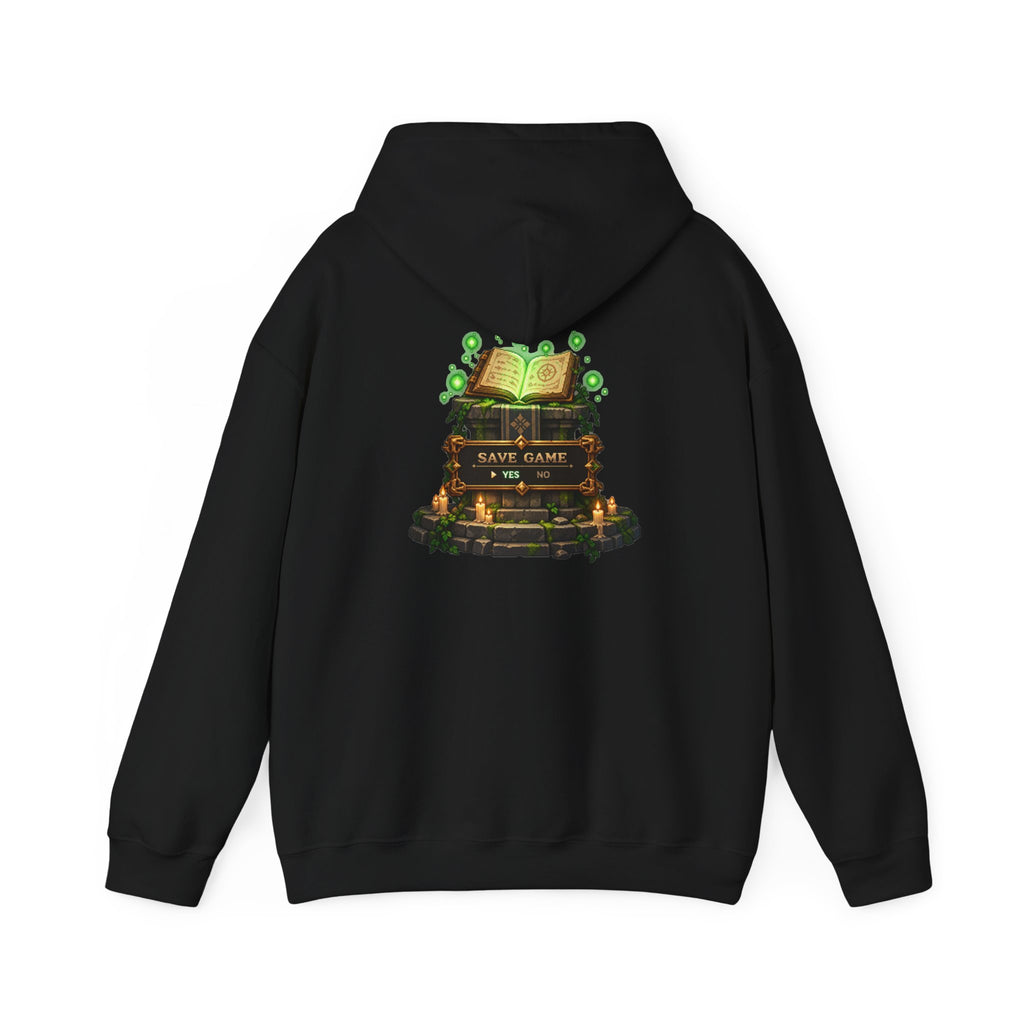 Gaming Hoodie — 'Save Game' Retro RPG Console Hoodie
