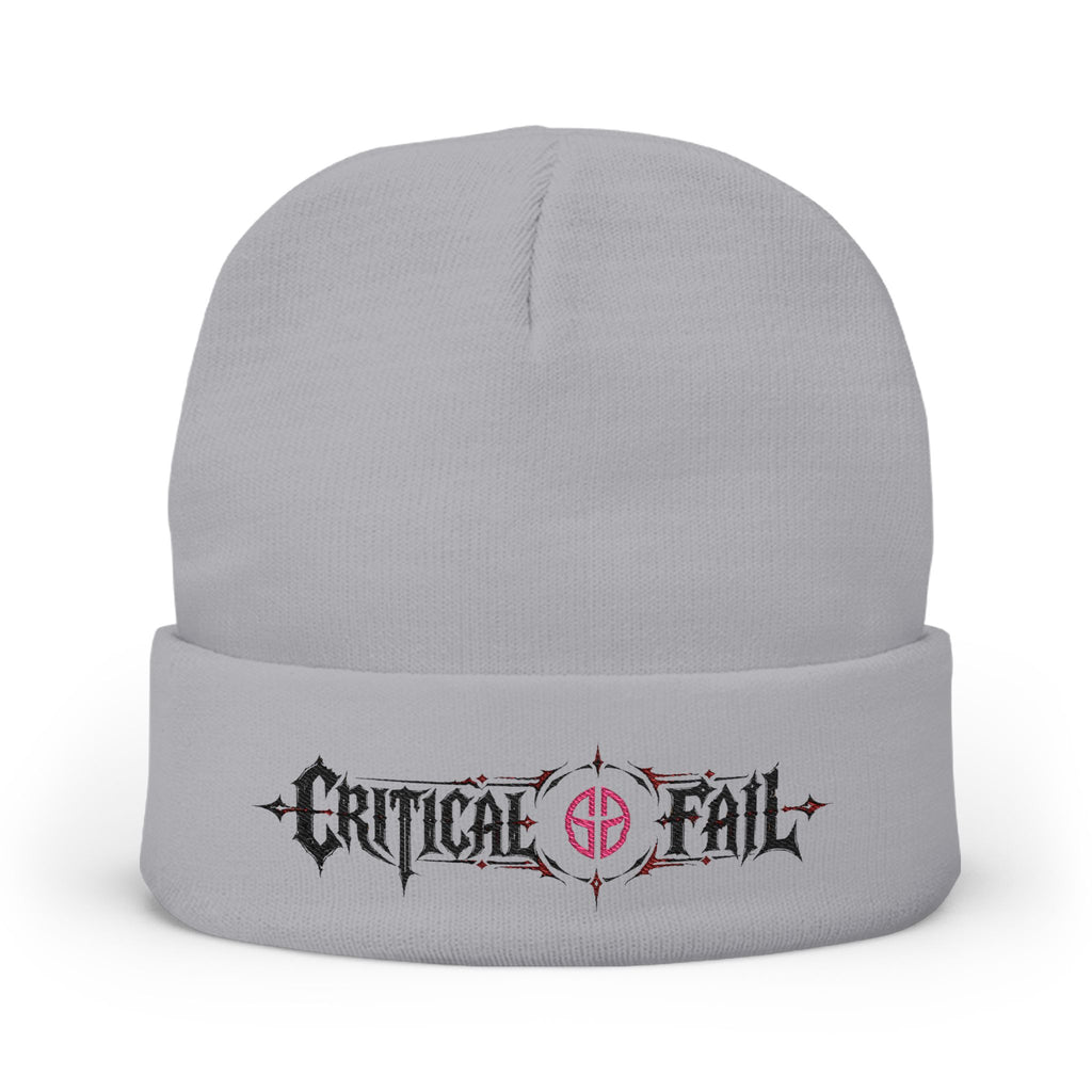 Critical Fail — Embroidered Gaming Beanie