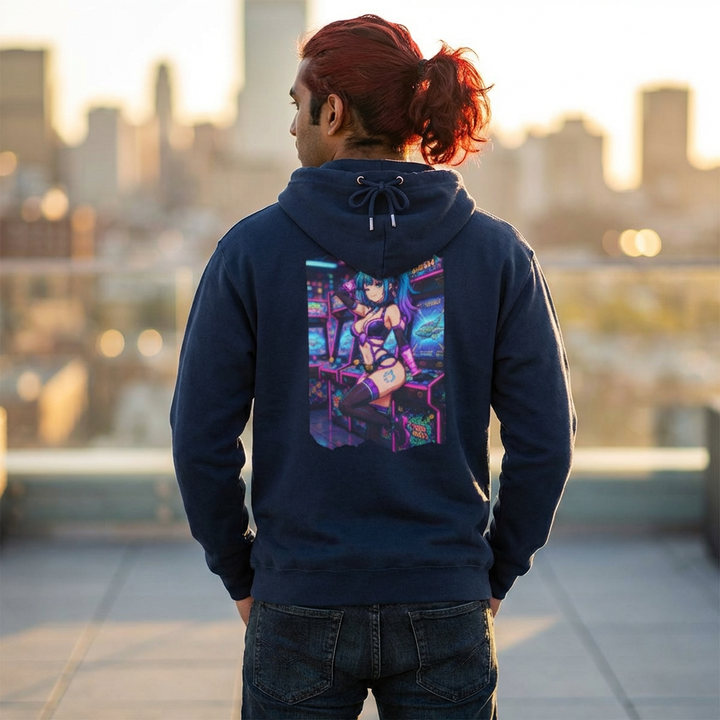 Pixel Bunnie Hoodie — Celeste