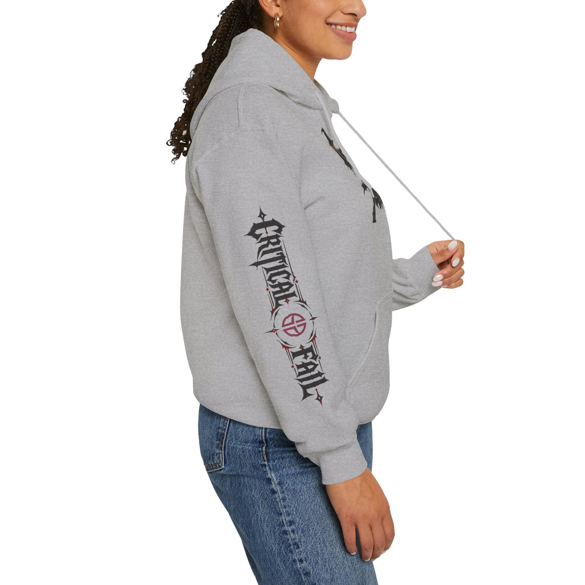 Critical Fail: Firebolt — Wizard Gaming Hoodie