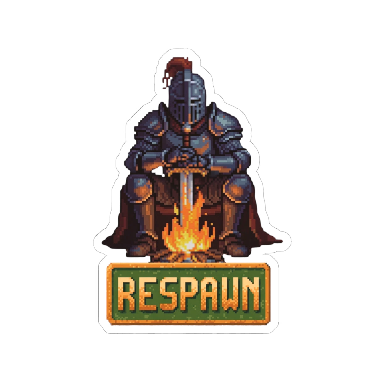 Respawn Knight Sticker