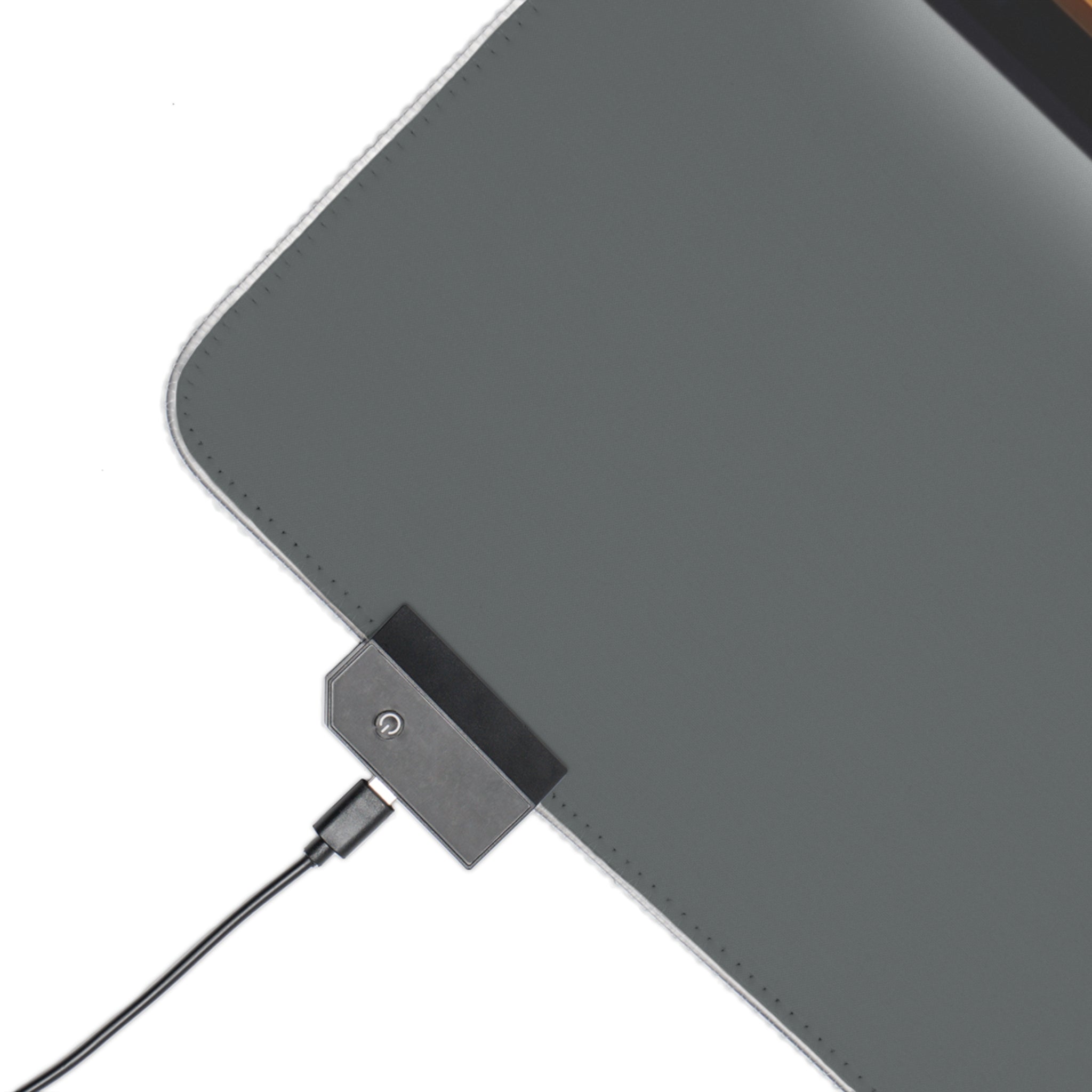 "GAME OVER" Pixel Skull RGB Desk Mat