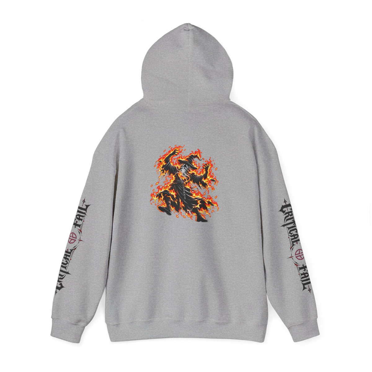 Critical Fail: Firebolt — Wizard Gaming Hoodie