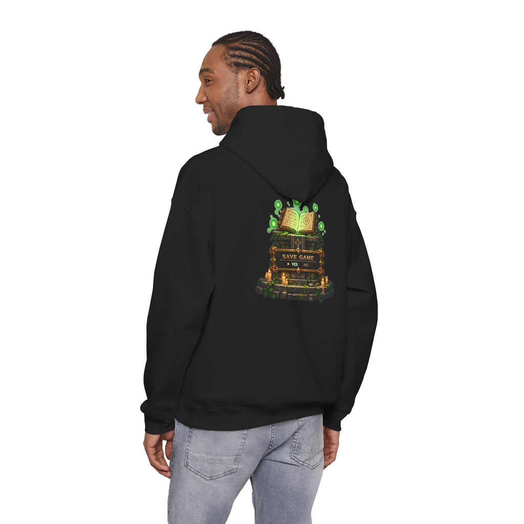 Gaming Hoodie — 'Save Game' Retro RPG Console Hoodie